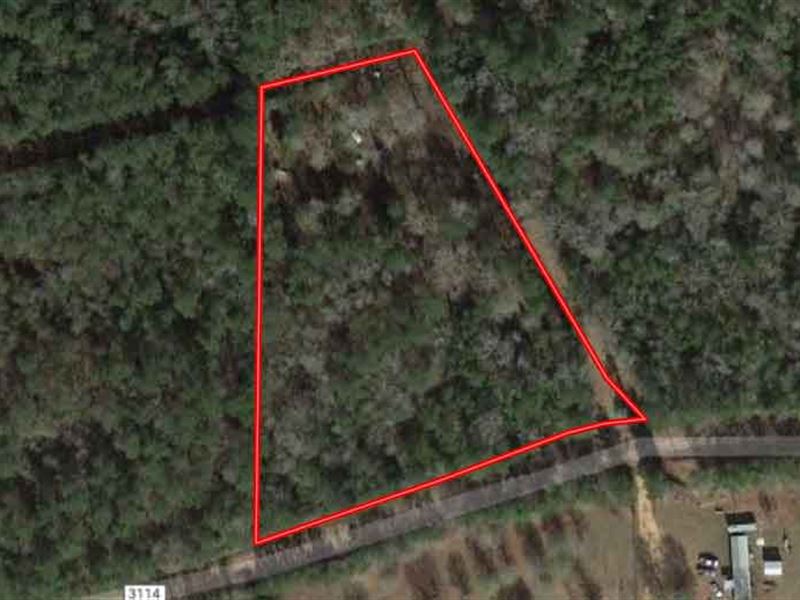 Unrestricted Acreage + Well & Sewer : Deweyville : Newton County : Texas