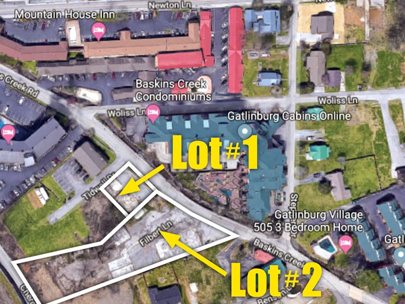 Downtown Gatlinburg Vacant Lots : Gatlinburg : Sevier County : Tennessee