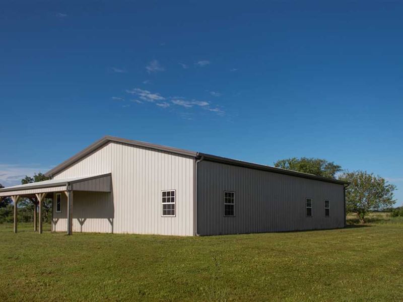 Newer Home on 5 Acres with Option : Walnut : Neosho County : Kansas
