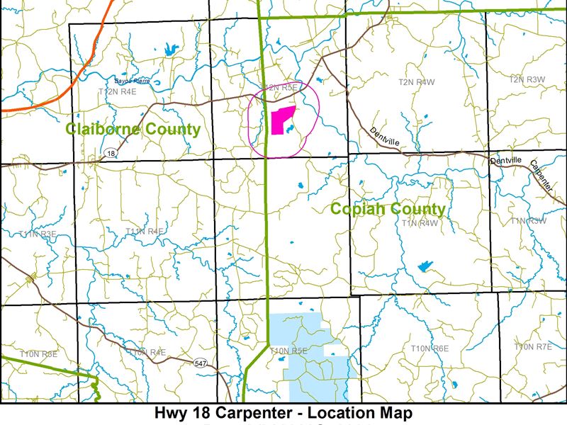 490.69 Acres in Crystal Springs, MS Land for Sale in Crystal Springs