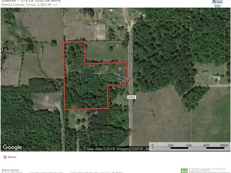 Investment Property Deberry, Land : Deberry : Panola County : Texas
