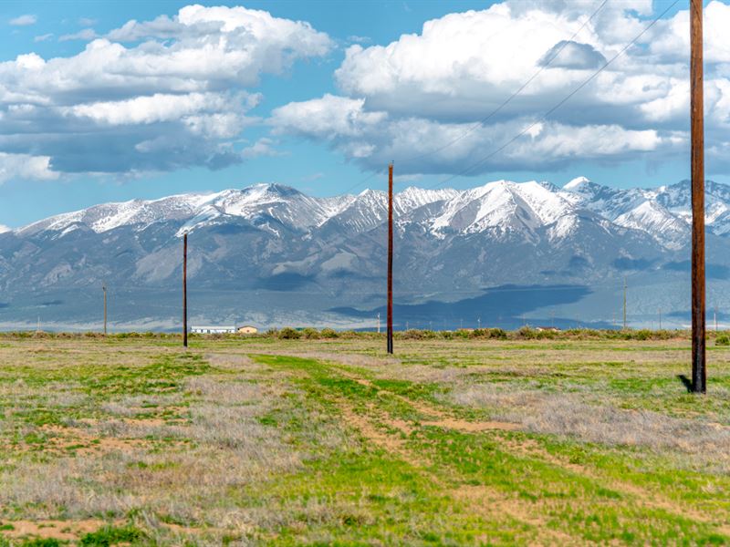 Lot with Electric & Mountain Views : Alamosa : Alamosa County : Colorado