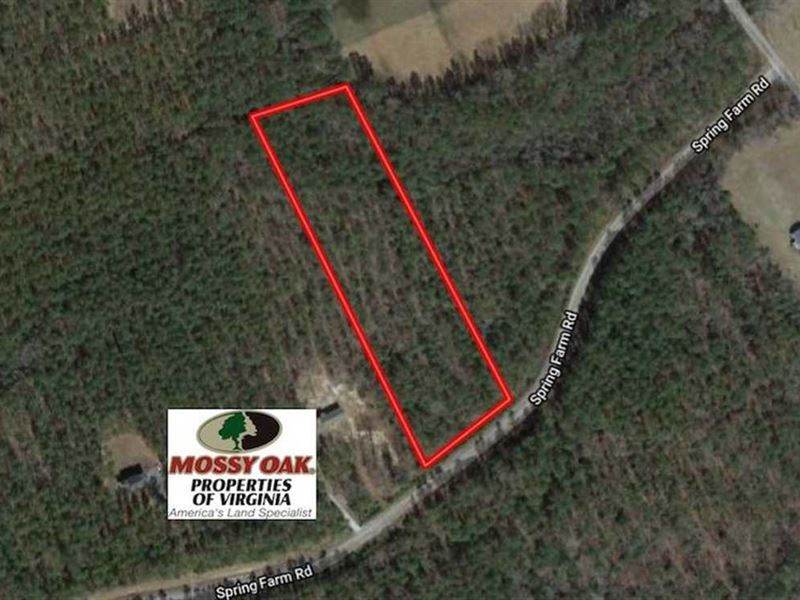 5 Acres of Hunting And Residential Land for Sale in Dendron, Surry