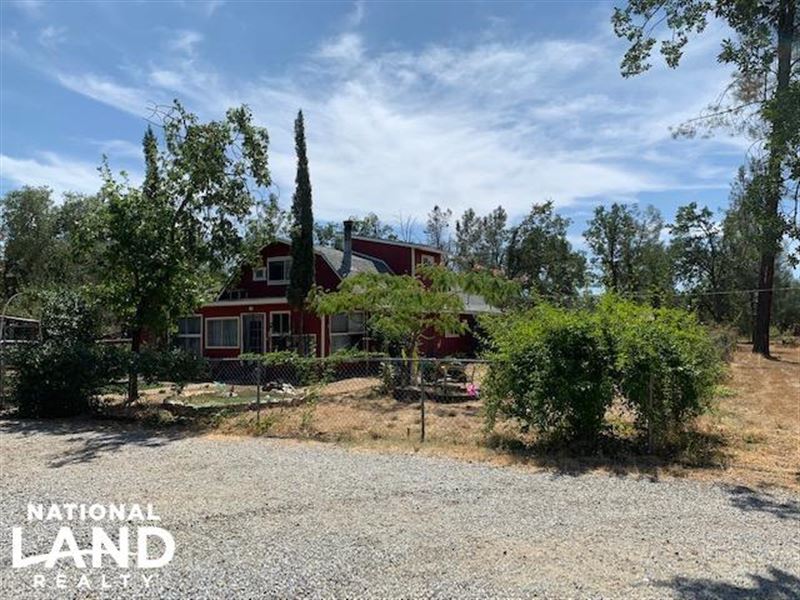 10 Acre Horse Property : Anderson : Shasta County : California