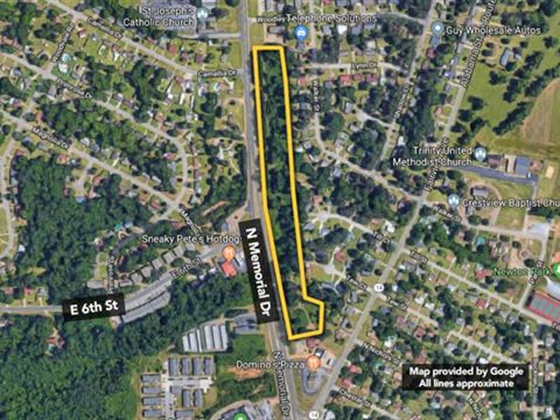 6.6 Ac of Vacant Commercial : Prattville : Autauga County : Alabama