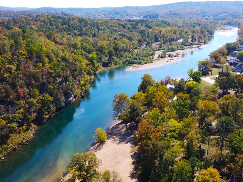 Current River Waterfront Lot in Van : Van Buren : Carter County : Missouri