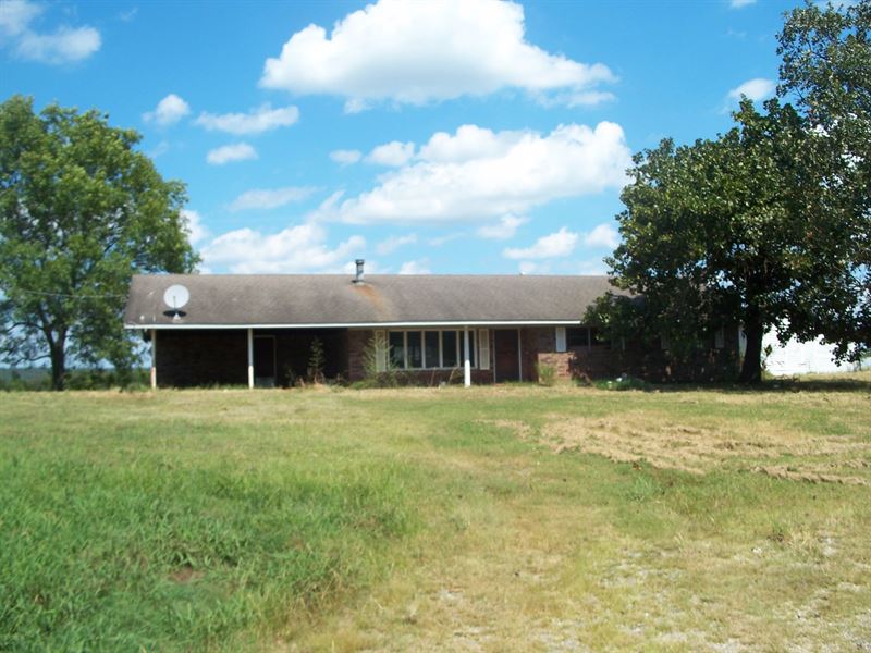 Leflore Co, OK 25 Acre Farm, Brick : Bokoshe : Le Flore County : Oklahoma