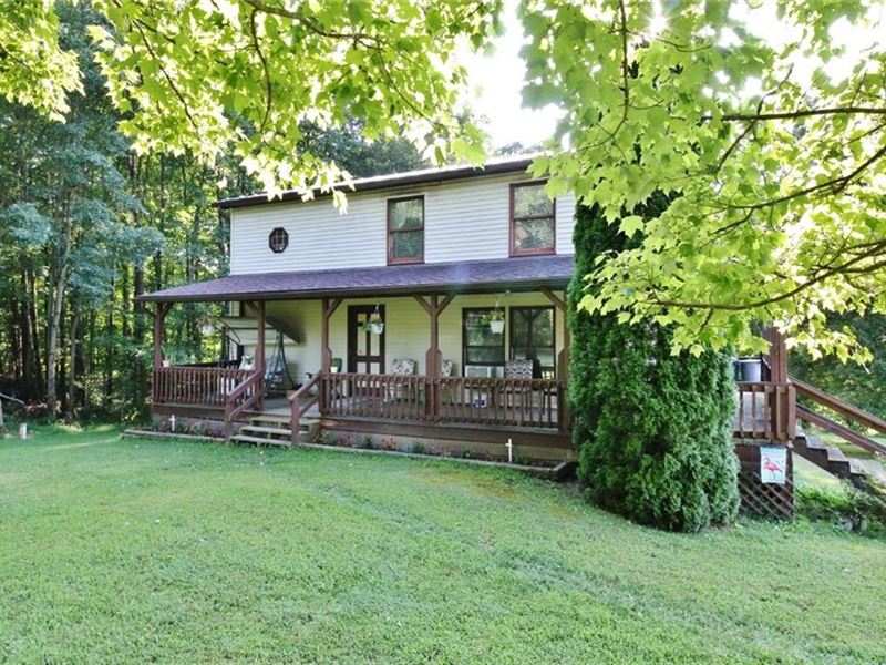 Home With 96 Acres Land for Sale in Frazeysburg, Muskingum County