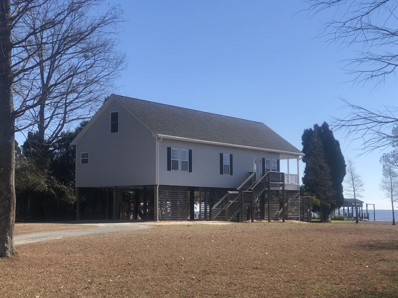 Waterfront Home Incredible Views Land for Sale in Bath, Beaufort