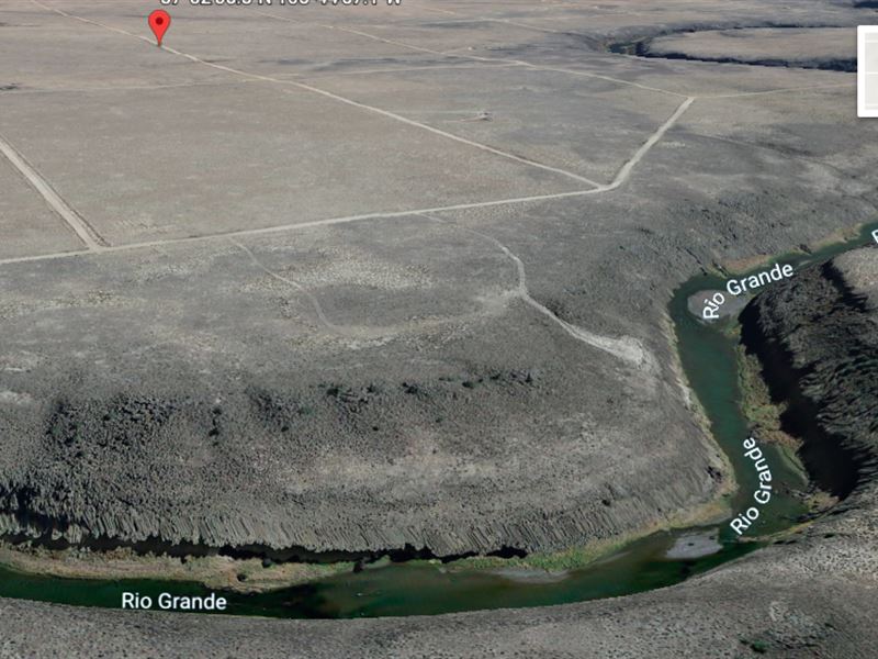 Land Next To The Rio Grande River : Jaroso : Costilla County : Colorado