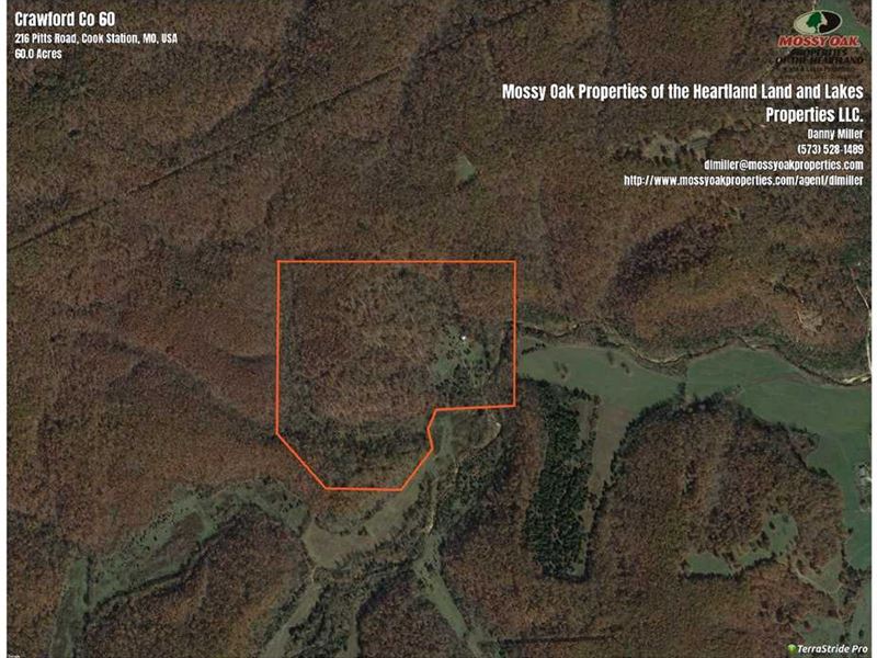 Crawford County Seclusion Land for Sale in Cook Station, Crawford