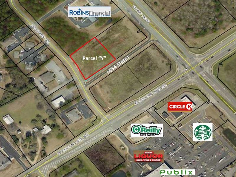 Prime Commercial Lot on Wespark Dr : Perry : Houston County : Georgia