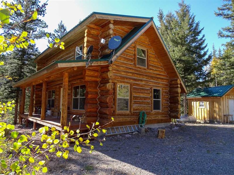 Conejos Log Cabin : Antonito : Conejos County : Colorado
