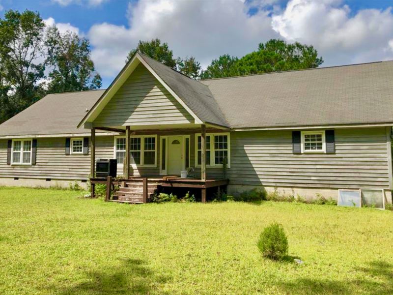 Country Home for Sale Belhaven, NC Land for Sale in Belhaven, Hyde