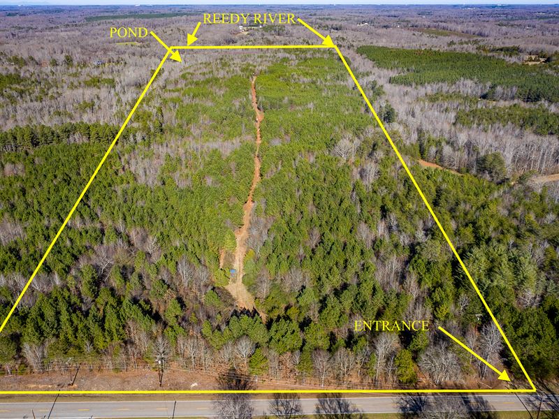 Reedy River Hunting Land & Homesite : Fountain Inn : Greenville County : South Carolina