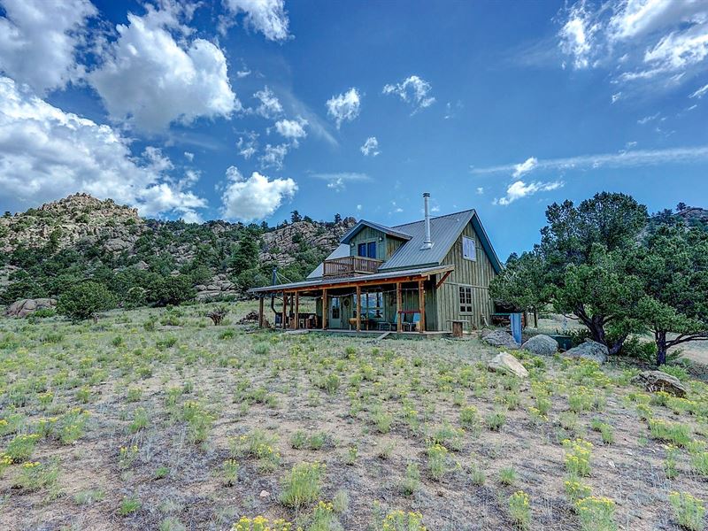 Mountain Home in Tranquil Location : Buena Vista : Chaffee County : Colorado