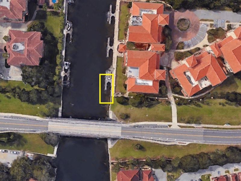 Prime Boat Slip at Bella Harbor : Palm Coast : Flagler County : Florida