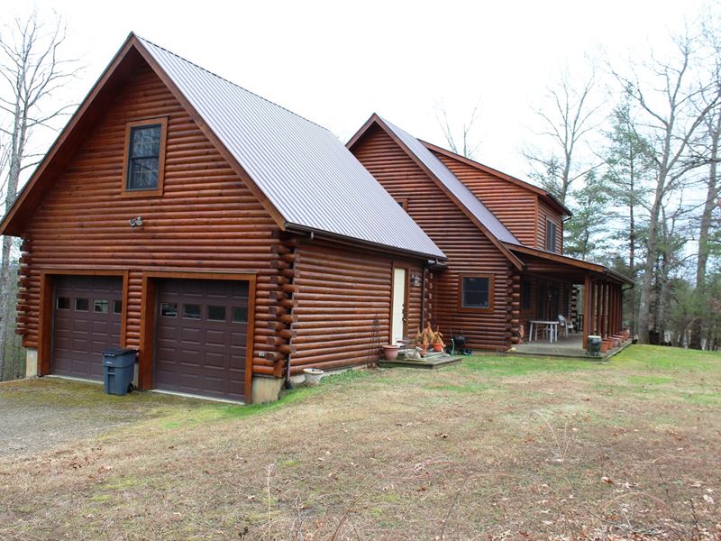 Log Home Laurel Fork, Va. Next To : Laurel Fork : Carroll County : Virginia