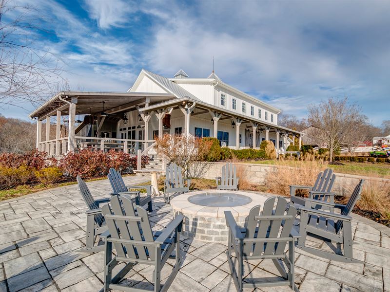 Spectacular Home on The Piney River Land for Sale in Bon Aqua