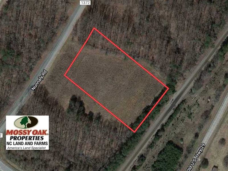 Under Contract, 2.38 Acres of Re : Pelham : Caswell County : North Carolina
