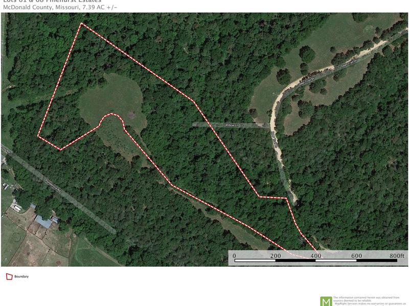 7 Acre Estate Lot Pineville, MO Land for Sale in Pineville, McDonald