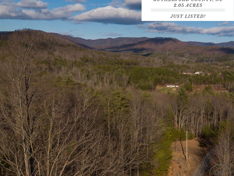 2.05 Acres in Rutherford County, NC : Bostic : Rutherford County : North Carolina