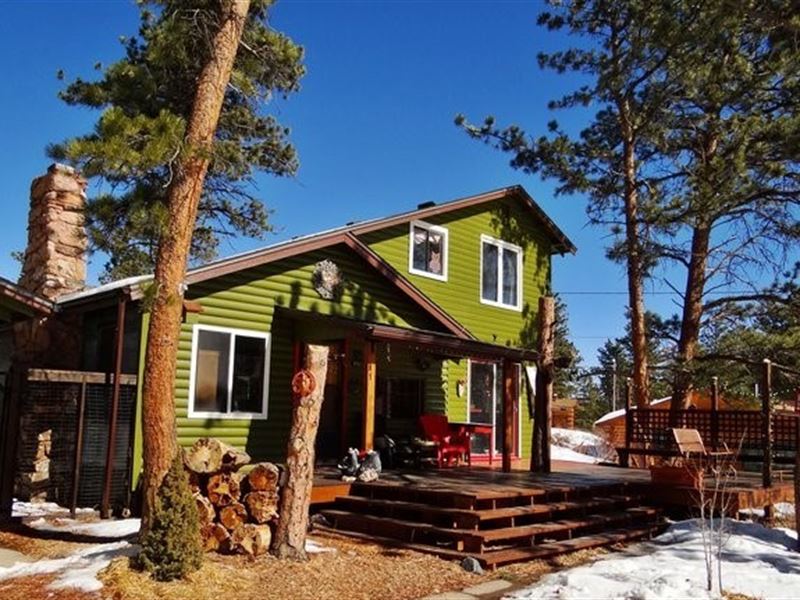 Year Round Cabin Bordering National Land for Sale in Red Feather