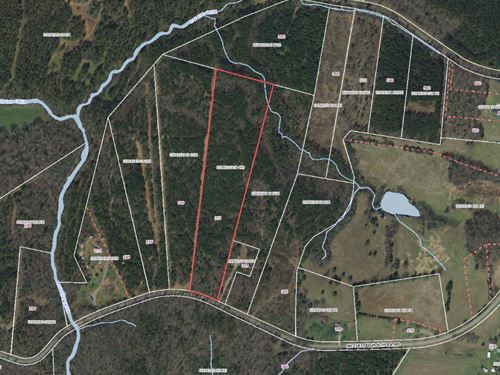 Wooded Hilltop Homesite : Honea Path : Greenville County : South Carolina