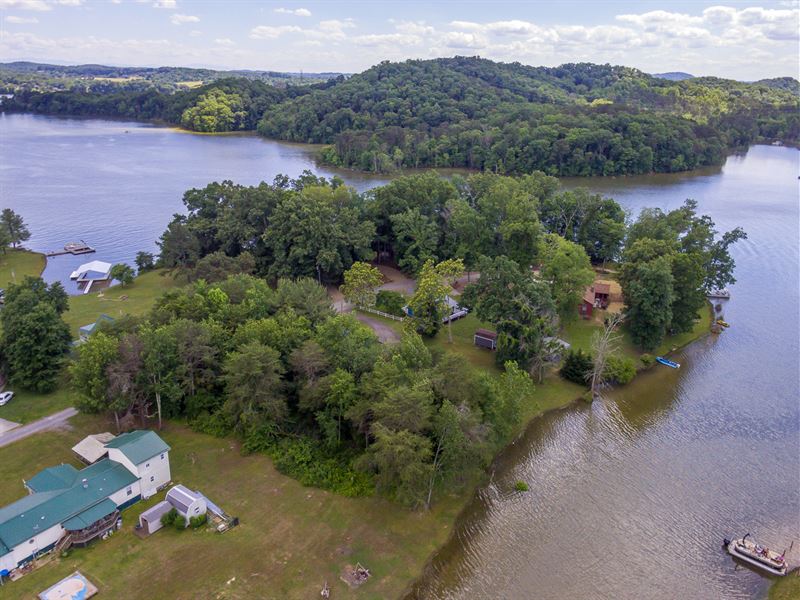 Cherokee Lakefront Lot for Sale : Mooresburg : Hawkins County : Tennessee