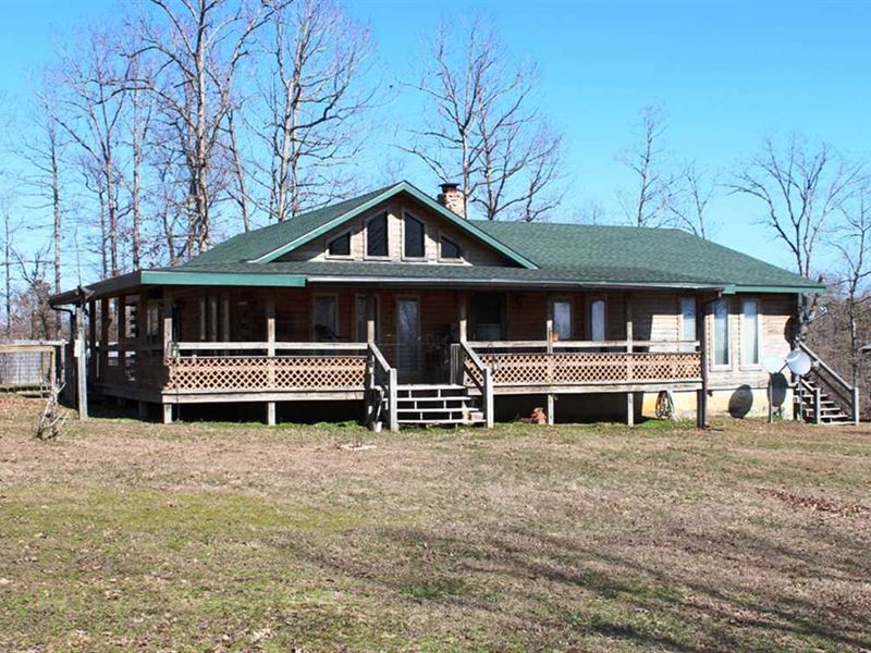 Log Home on 25 Acres in Carter Cou Land for Sale in Van Buren, Carter