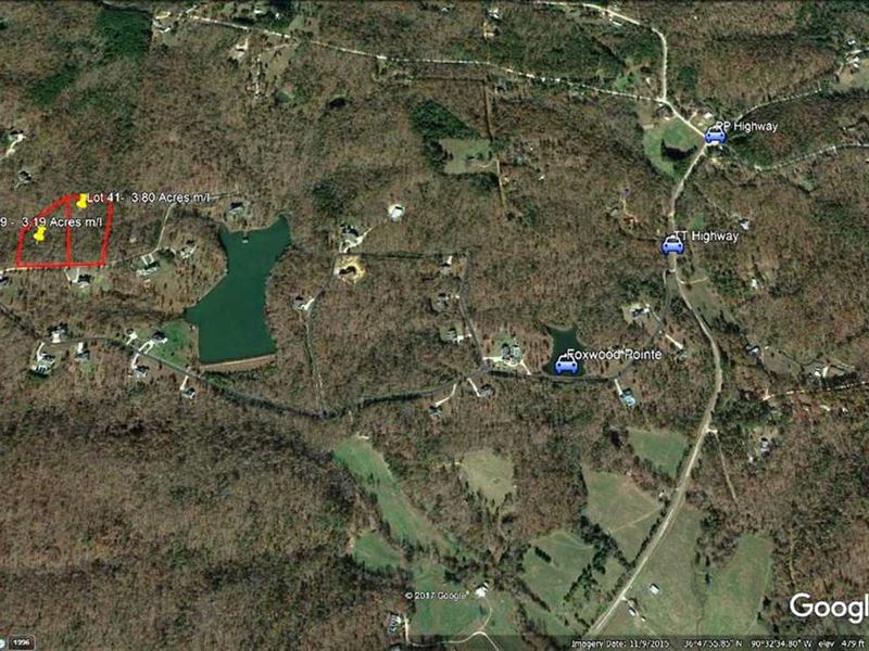 3.8 Acre Subdivision Lot for Sale : Poplar Bluff : Butler County : Missouri