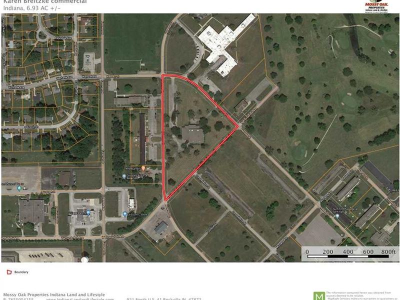 7 Acre Commercial Corner Lot for Sa : Peru : Miami County : Indiana