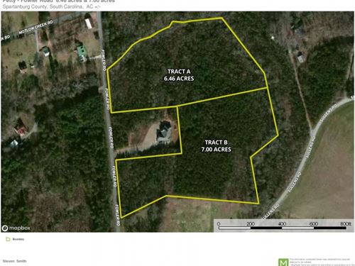7-Acres Of Wooded Land With A Ni : Campobello : Spartanburg County : South Carolina