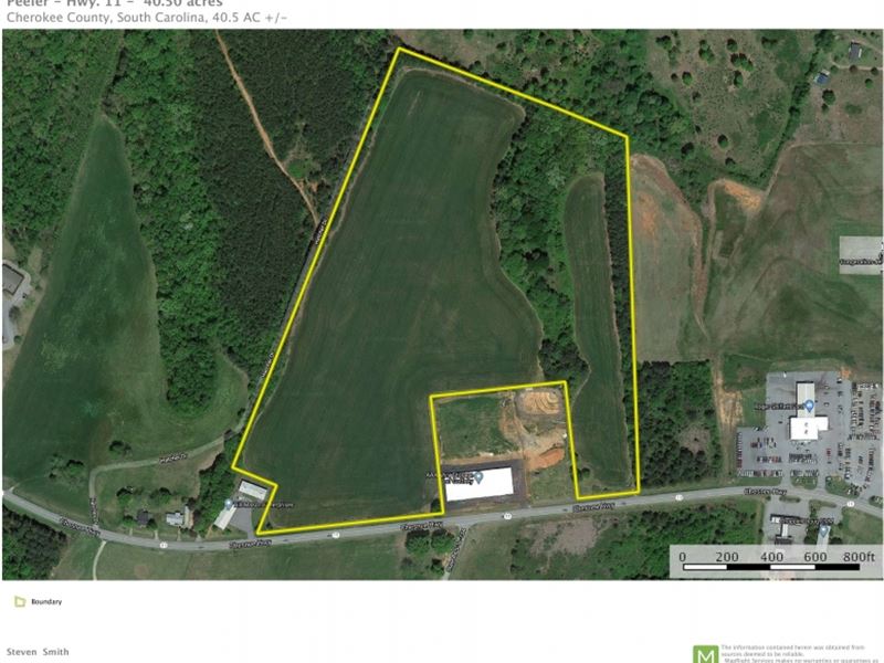 40.50 Acres, Great Development : Gaffney : Cherokee County : South Carolina