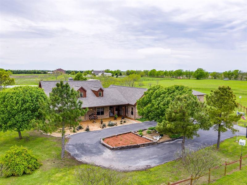 North Texas Country Home Terrell Land for Sale in Terrell, Kaufman
