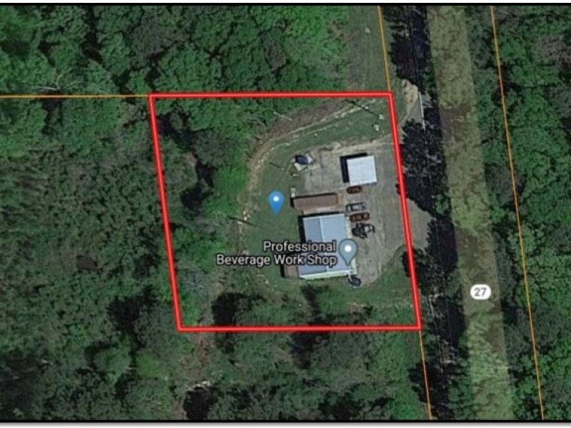 Commercial Building On 1 Acre In Co Land for Sale in Hazlehurst