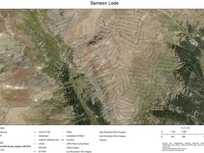 MS 19173, 8.62 Ac, Alma, Colorado Land for Sale in Alma, Park County