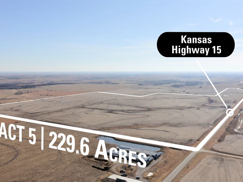 Washington County KS Irrigated Land for Sale in Morrowville