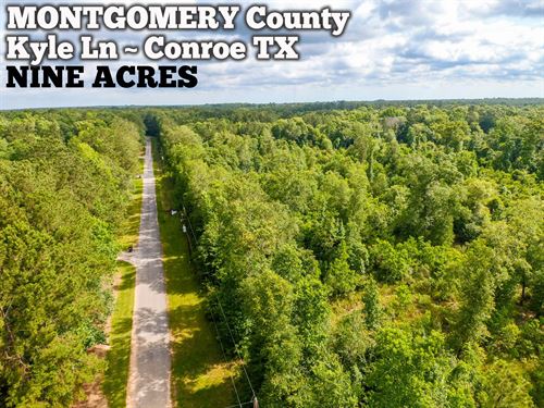 9 Acres in Montgomery County : Conroe : Montgomery County : Texas