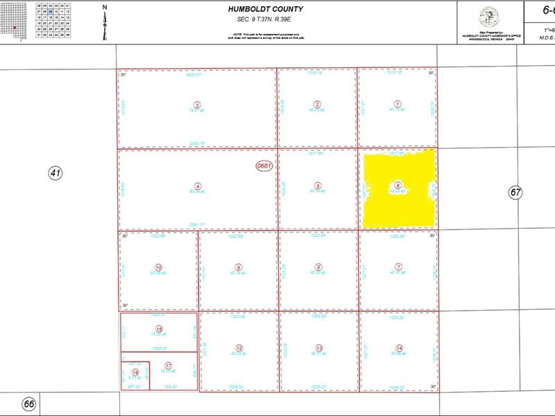 40.23 Acre Humobldt County, NV : Winnemucca : Humboldt County : Nevada