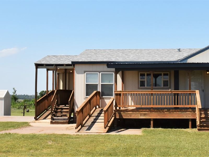 Country Home, Land, Ranch, Farm : Ninnekah : Grady County : Oklahoma