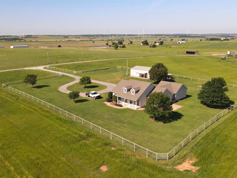 Cattle & Haying Ranch : Minco : Grady County : Oklahoma