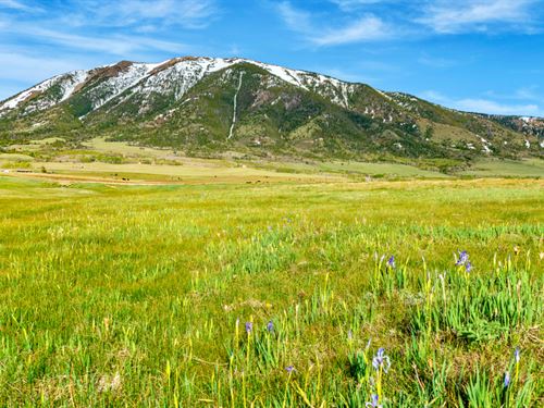 Lot w Road Frontage & Mountain View : Elk Mountain : Carbon County : Wyoming