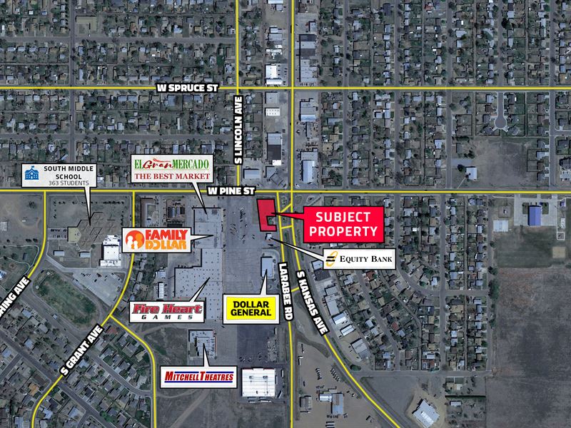 .65 Ac Signalized Corner Outparcel : Liberal : Seward County : Kansas