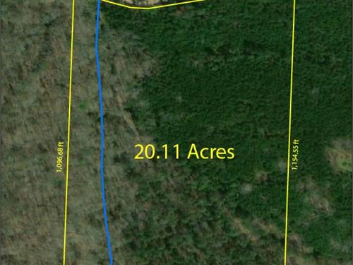 Wooded Acreage with Creek : Forsyth : Monroe County : Georgia