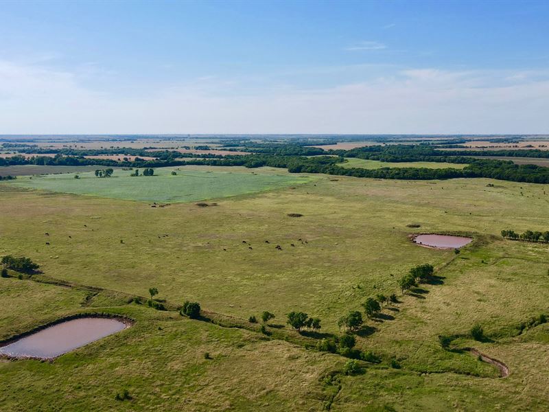 Grant County Oklahoma Land Ranch Land for Sale in Deer Creek, Grant