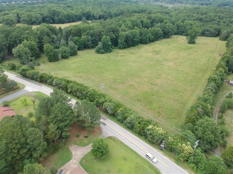 Open Pastureland Near Town : Rock Hill : York County : South Carolina