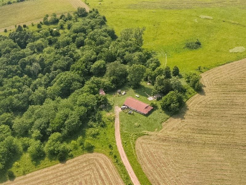 NW Missouri Secluded Acreage Home Land for Sale in Pattonsburg