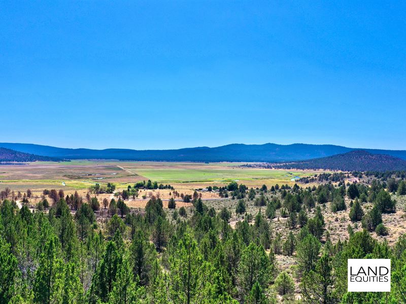 Private Location with Amazing Views : Sprague River : Klamath County : Oregon