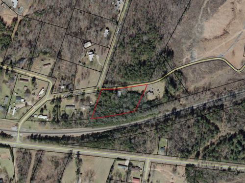 Wooded Home Site : Cowpens : Cherokee County : South Carolina